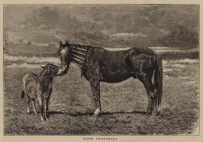 Venlige forespørgsler af Alfred Chantrey Corbould